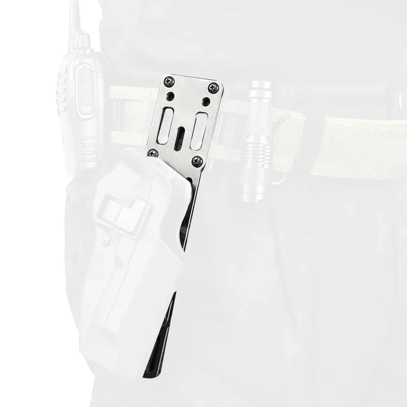 Tactical Metal Modular Pistol Holster Adapter Compatible QLS Platform Holster Drop Leg Band Hunting Quick Pull Draw Adapter