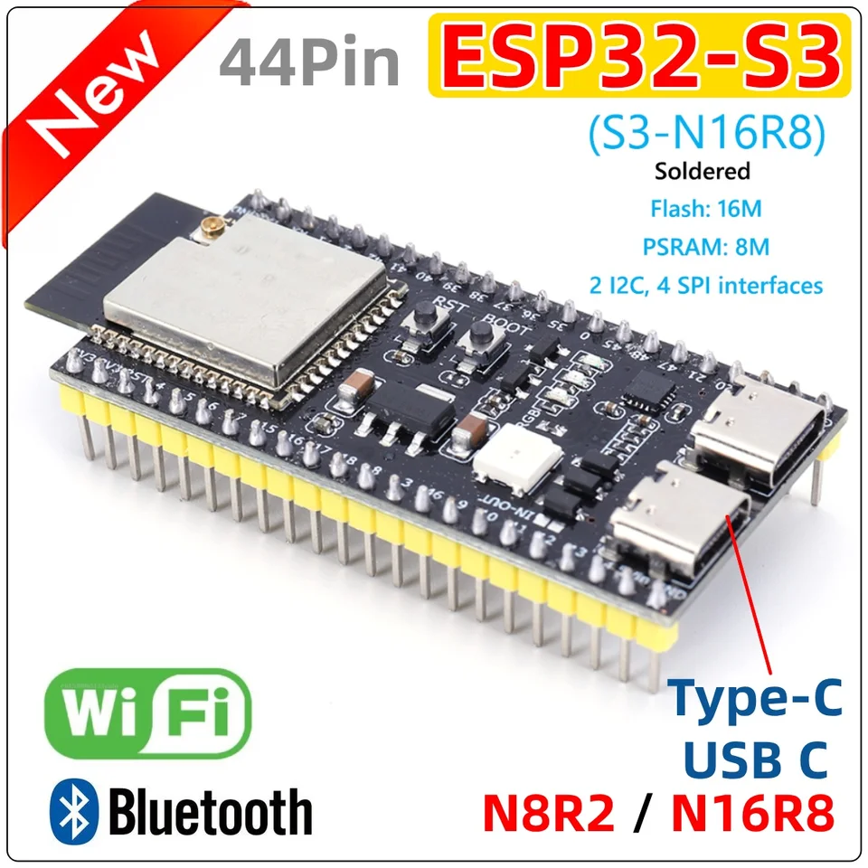 ESP32 S3 Development Board Dual Type C WiFi Module