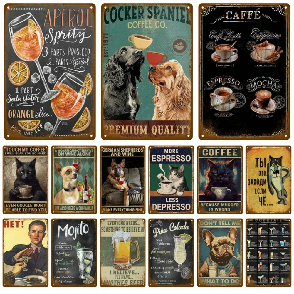 Schlafzimmer Metallschilder Retro Metallplatte Poster Wandkunst Wandbild Vintage Raumdekoration Home Decor Artikel Blechschilder Ästhetische Männer