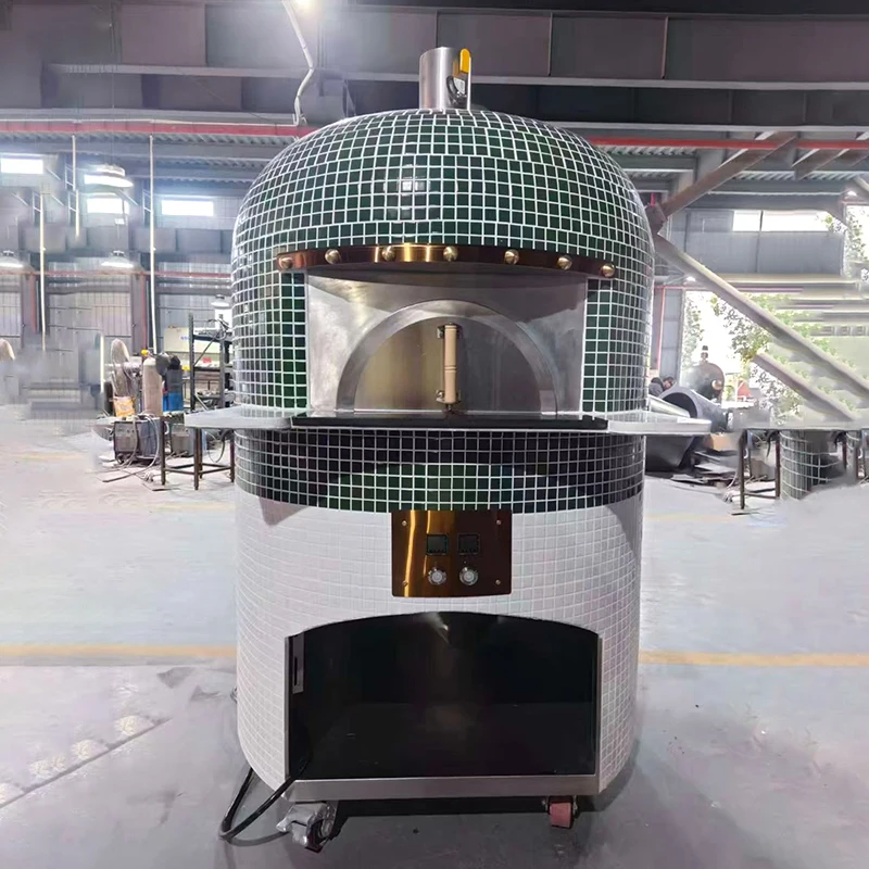 Pizza Oven Heavy Duty Wood Gas Fired Stainless Steel Commercial Pizzeria Shop Customized