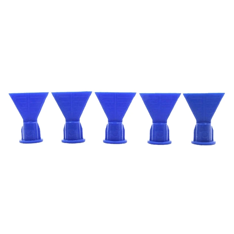 Imagem -02 - Conjunto Onda Forma Cone Bico Prático Dispensador Bico Injetor Calafetagem Selante Silicone para Cartucho Calafetagem Peça Reposição 10 Peças