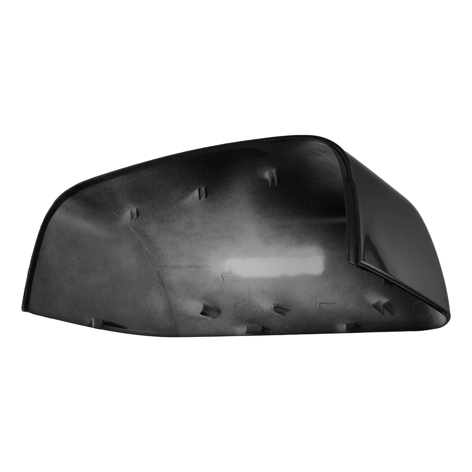 

Black ABS Cap Left Side Mirror Cover Easy Clip-On Installation Enhanced Rearview Protection For Exterior Upgrade