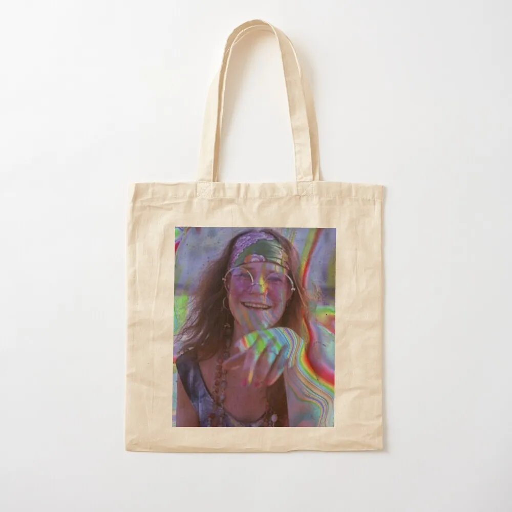 Janis woodstock Tote Bag geweldige tas Stoffen tas Grote tassen voor dames schattige draagtas Canvas Tote