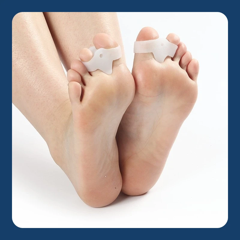1 Pair Thumb and Second Toe Eversion Corrector Soft for Hammer Toed/arthritis/thumb Eversion  Male Female Thumbitis Separators