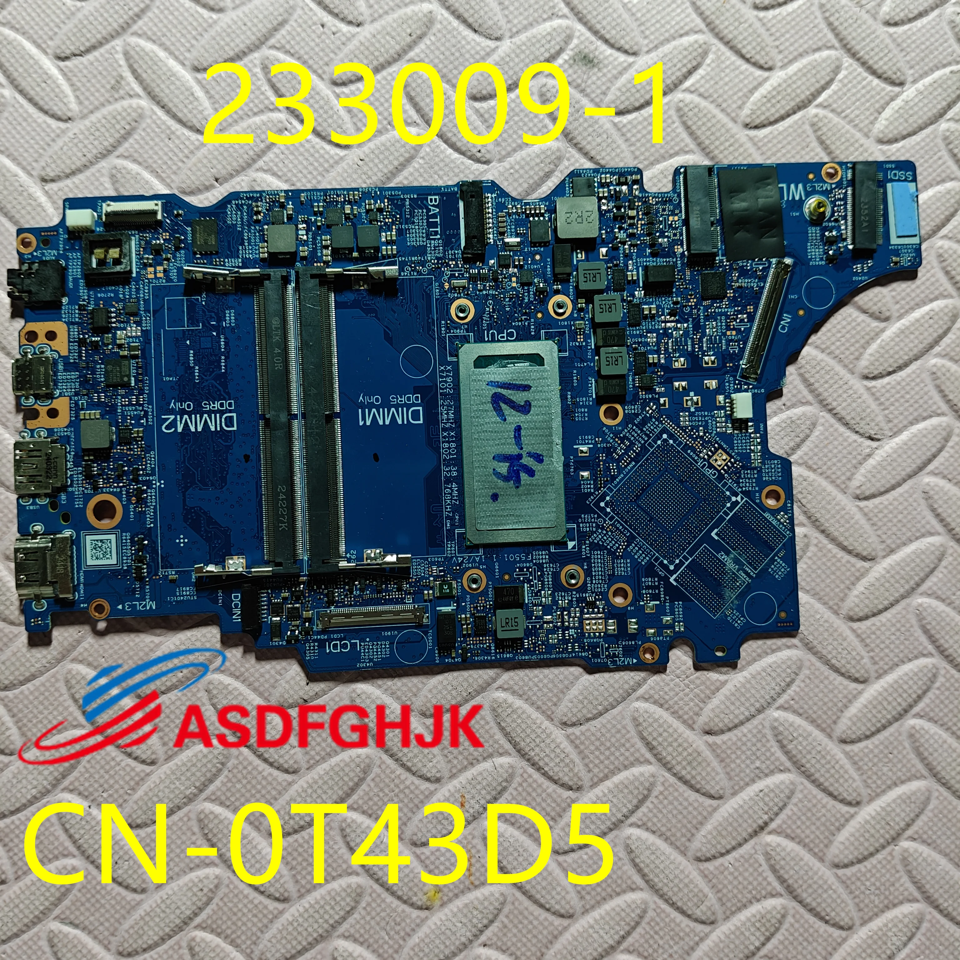 233009-1 For Dell Latitude 3450 3550 Laptop Motherboard I3-1315U I5-1335U I7-1355U Mainboard CN-0T43D5 0R6RT1 0FCNRW 0FJ8J0