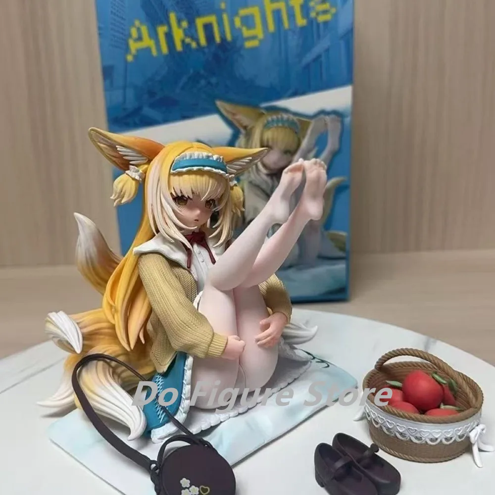 

14cm Game Arknights Figure Suzuran Figures Pvc Little Fox Model Collection Statue Desk Decoration Dolls Kids Toy Birthday Gifts