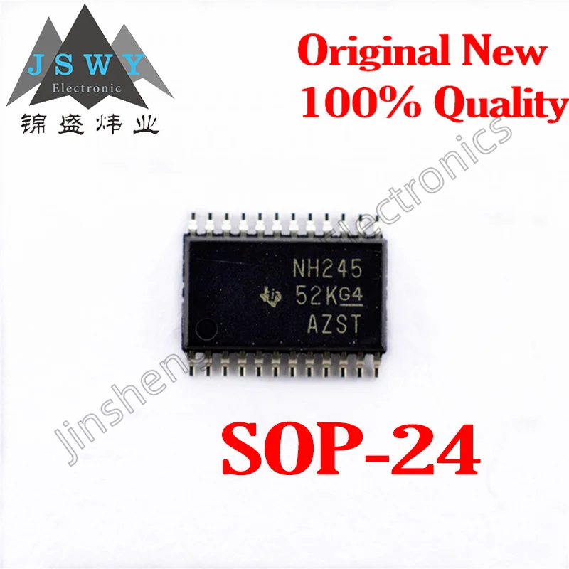 

10PCS SN74LVC8T245PWR SN74LVC8T245PW Package TSSOP-24 Silk Screen NH245 Conversion Chip IC 100% Brand New Genuine Free Shipping