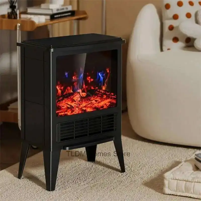 Heating Freestanding Fireplaces Heater Simulation Flame Mountain Electric Fireplace Indoor Bedroom Saving Energy Hot Air Stove