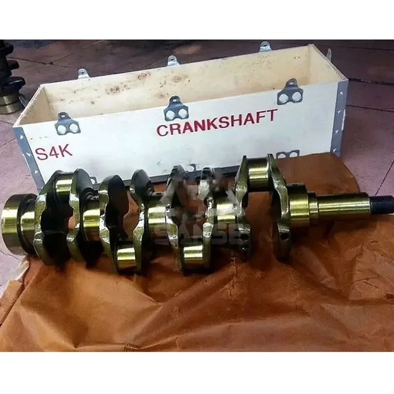 

High quality diesel engine S4K crankshaft 4W3989 4W3579 for E120B Excavator machinery parts