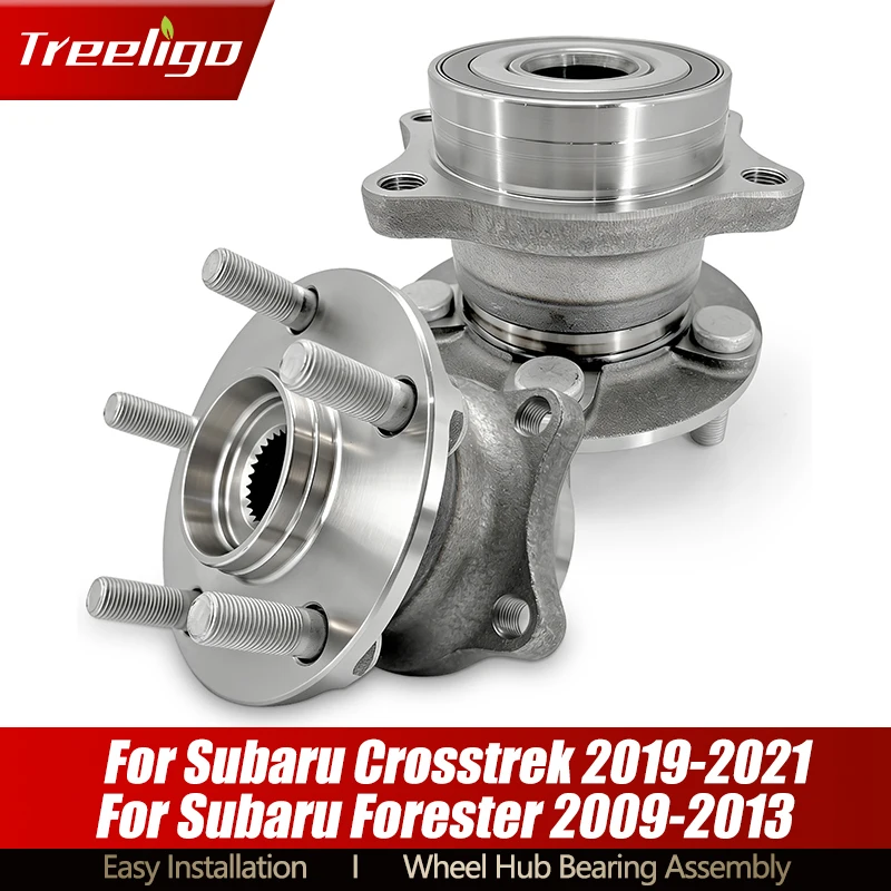 Treeligo Wheel Hub Bearing Assembly for Subaru Crosstrek 2019-2021 for Forester 2009-2013 Replaces 512401 28473AG000 28473AG001 Auto Parts