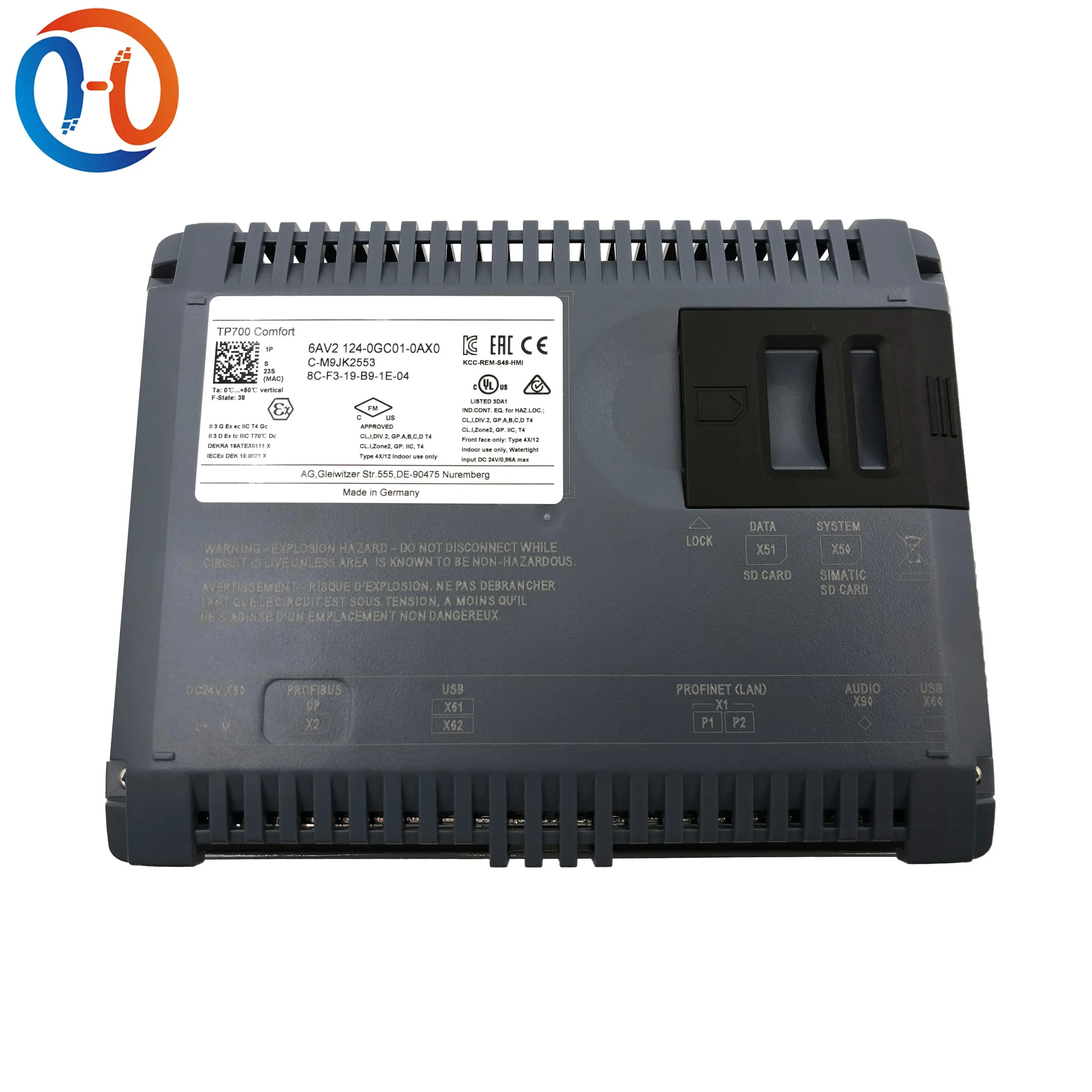 6AV2124-0GC01-0AX0 6AV2 124-0GC01-0AX0 simati HMI KTP700 Basic Panel Touch New Original PLC Module Stock In Warehouse