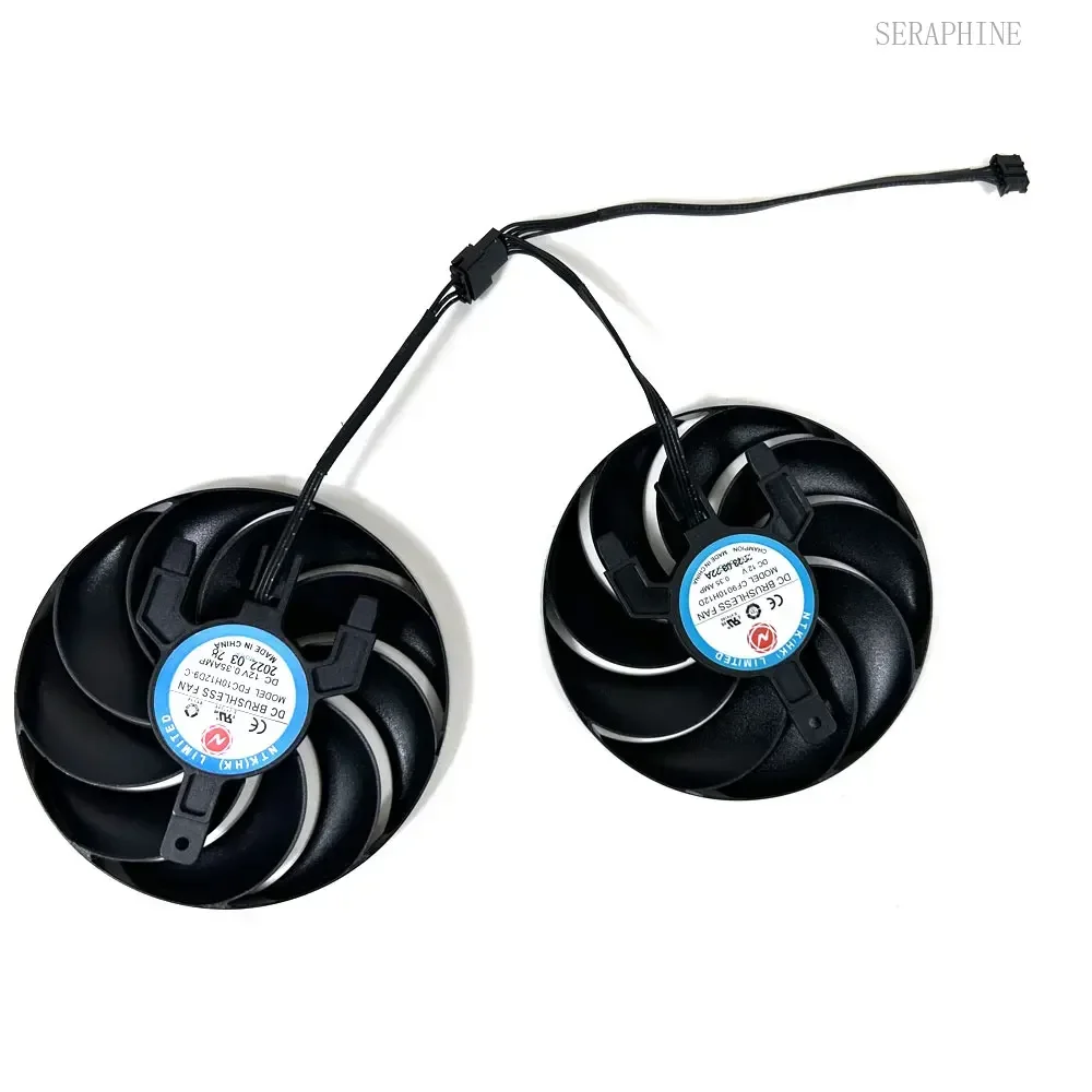 90MM CF9010H12D FDC10H12D9-C 85MM 4PIN Radeon RX6600 XT GPU FAN Sapphire RX 6500 RX 6600XT 8G D6 Edition Platinum Cooling