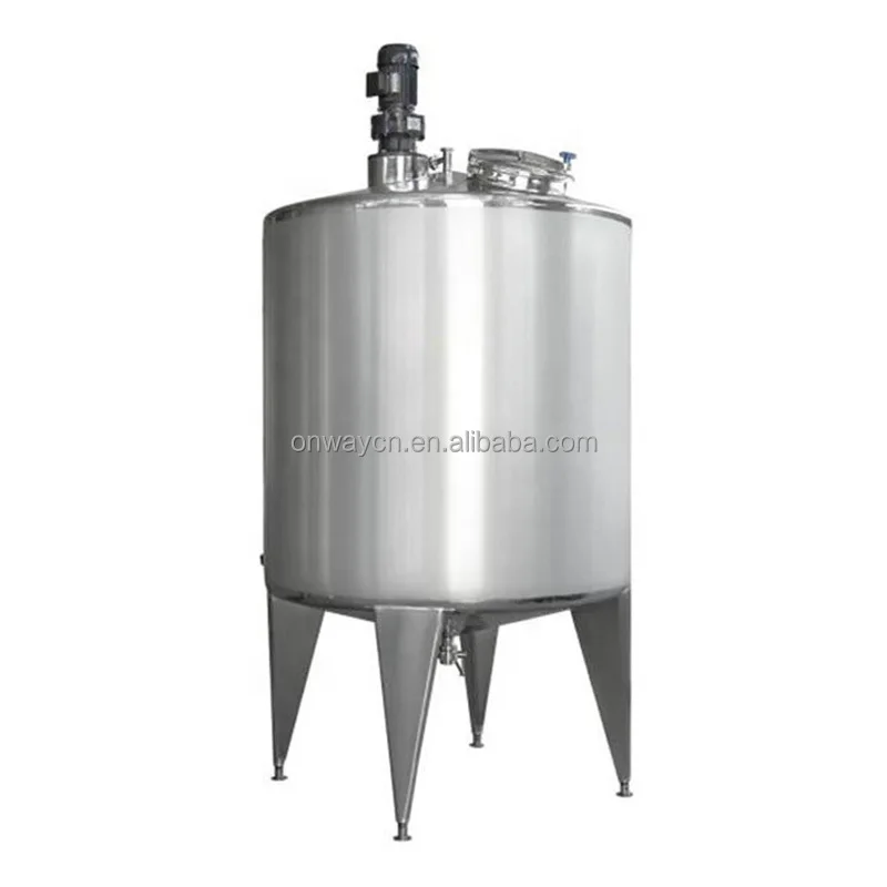 

Sanitary stainless steel mixing tanks with jacketed and agitator for , food processing