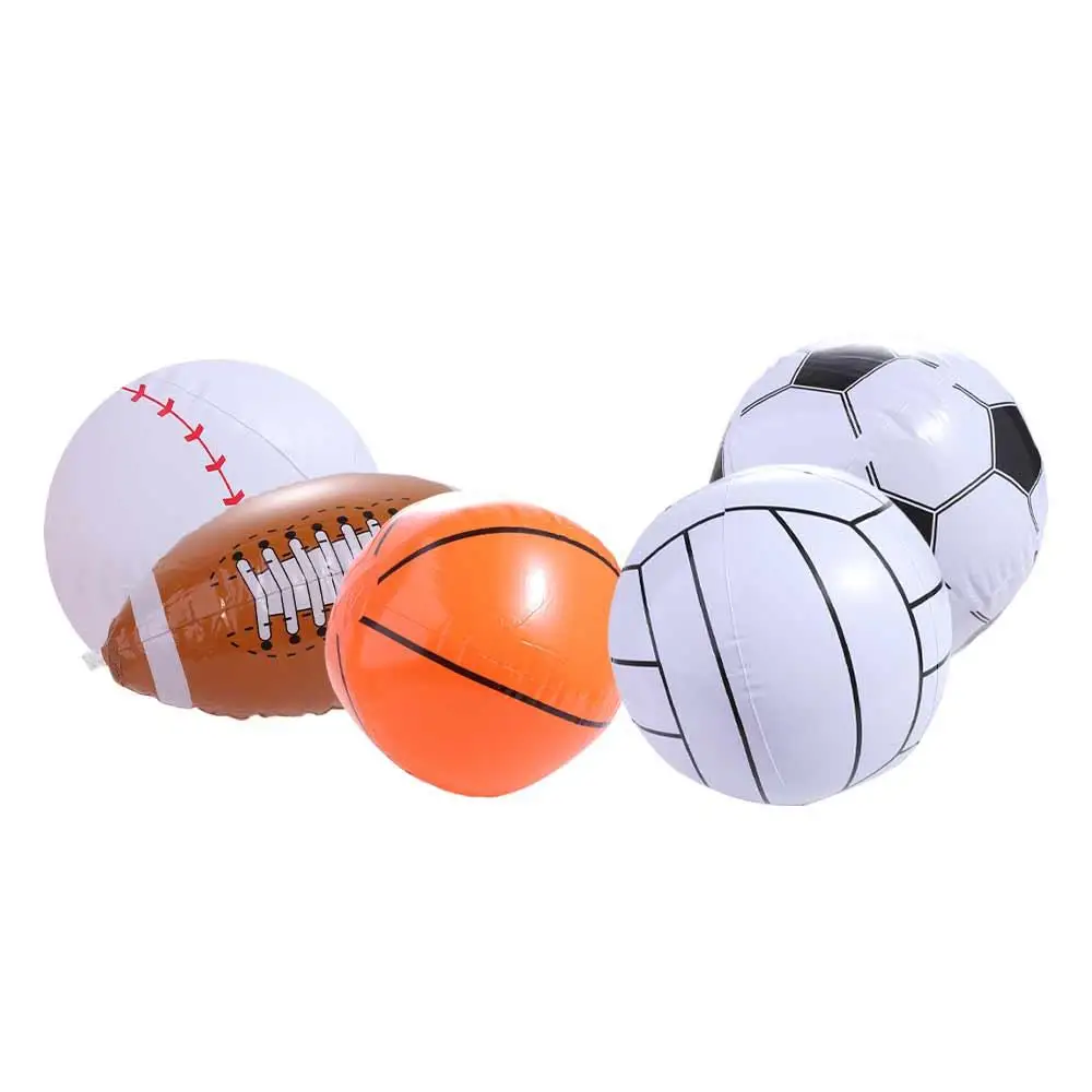 Rugby Inflatable Football Blow Up Beach Ball Inflatable Baseball Pool Toys Sport Balls Inflatable Toy Ball Swimming Pool