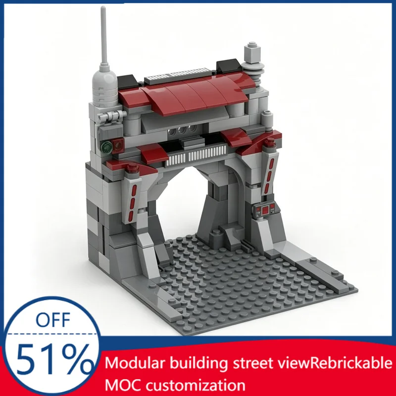 new-219-pcs-star-battle-imperial-base-doorway-moc-model-custom-creative-build-blocks-diy-assembly-educational-toy-birthday-gift