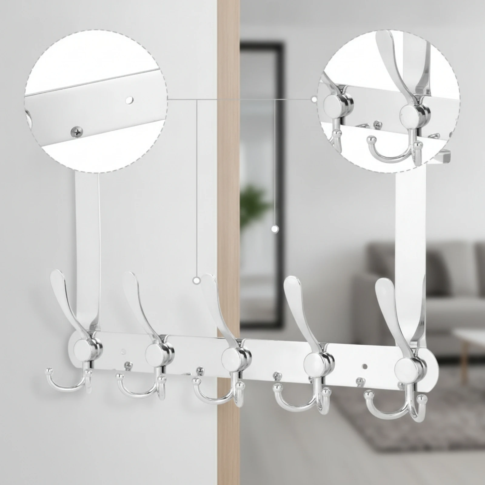 over-the-door-hook-rack-no-drilling-over-door-organizer-with-5-hooks-hardware-heavy-duty-sturdy-for-bathroom-bedroom