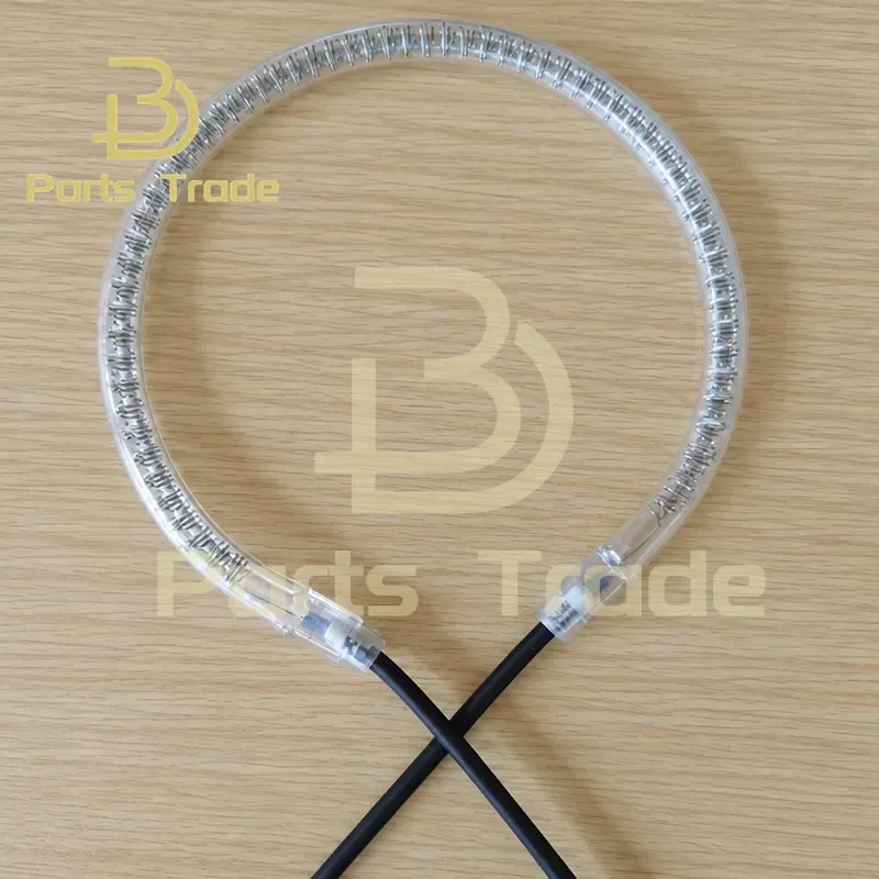 for 220V Convection Oven Air Fryer Parts Round Glass Heating Tube 1300W 14cm Replacement Accessory