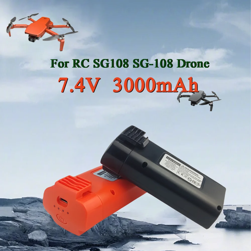 

7.4V 3000mAh Lipo Battery For SG108 SG-108 Drone RC Quadcopter Spare Parts Rechargeable battery Li-Polymer Batteries