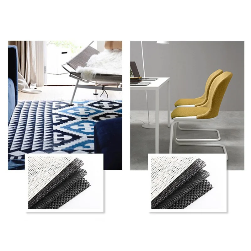 Multi Sizes PVC Non-Slip Mat Carpet Latex Anti-Slip Net Cushion Fabric Sofa/Table Non-Slip Pad Material