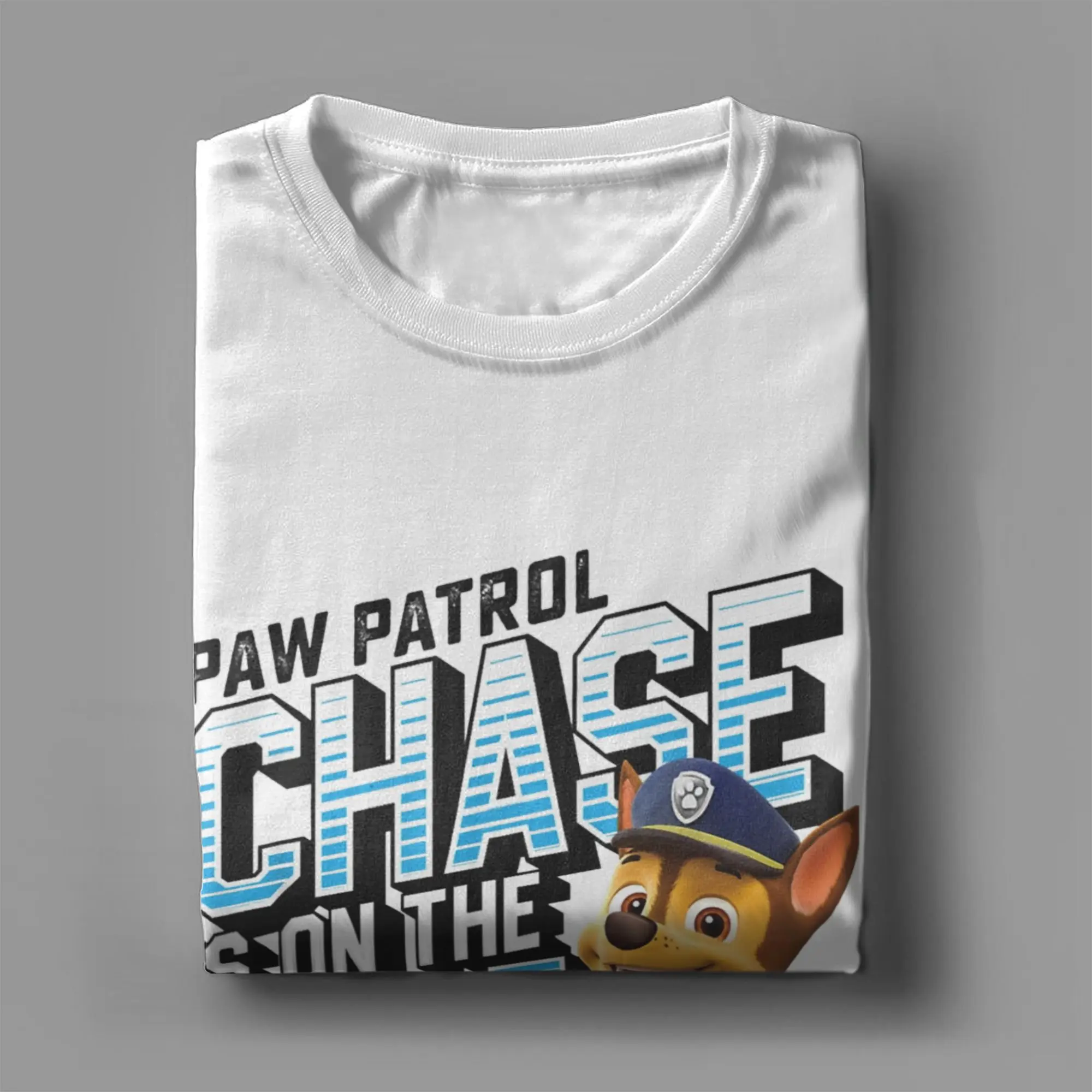 Men Women Graphic Printed Nickelodeon Patrol Dog Chase Is On The Case T Shirt Tee Cotton  T-shirts Clothes