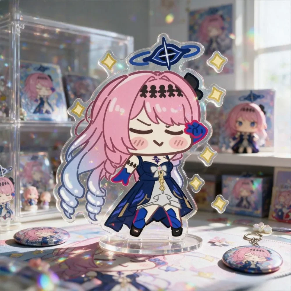 Anime Wuthering Waves Dania Acrylic Standee Game Character Tabletop Display Stand Home Desktop Decoration Fans Gift Keychain