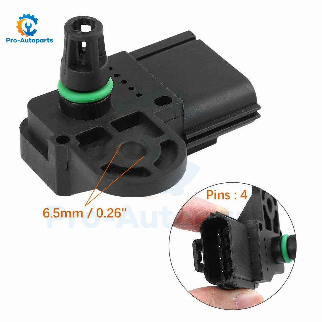 

0261230027 MAP Sensor XS6F-9F479-AB For Ford Falcon LTD Courier Fiesta Ka 1998 1999 2000 2001 2002 2003 1.6L 4.0L XS6F9F479AB