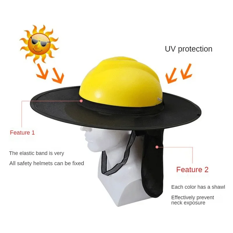 Hard Hat Sun Shade Hard Hat Shade Covers Cooling Hard Hat Construction Safety Reflective Hard Hat Kit Summer Sun Protection