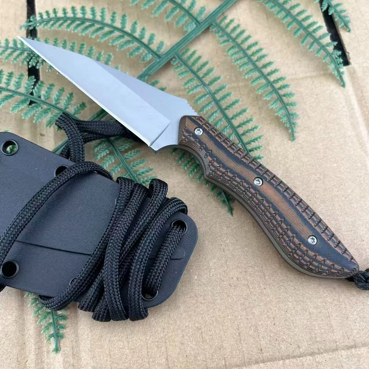 

2388 Портативный уличный нож EDC из стали 8Cr13Mov, прочный нож для выживания в дикой природе, тактический нож для кемпинга, охоты, боевых действий, мультитул