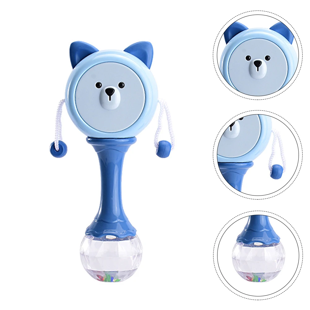 

Soft Glue Tooth Newborn Baby Toy Infant Rattles Plastic Teether Drum Toddler Lovely