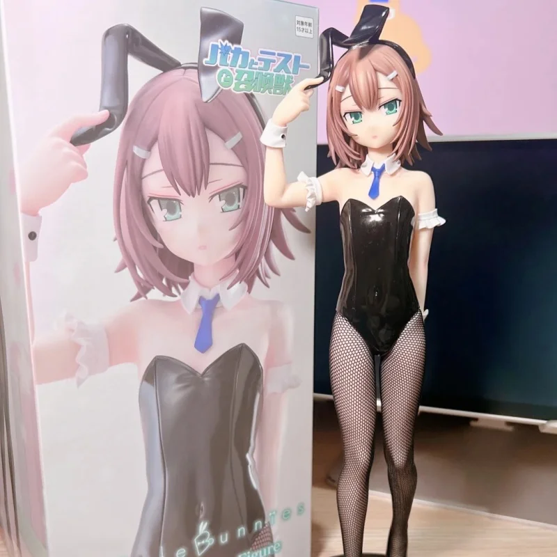 Figura Coleccionable de Anime Auténtica de Bunnies Hideyoshi Kinoshita Baka y Test Bunny Girl, para Decoración de Escritorio, en Stock