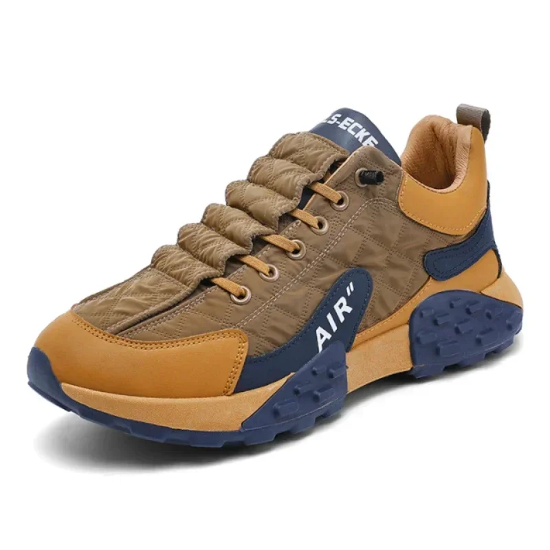 Zapatos Deportivos vulcanizados para hombre, zapatillas transpirables de suela gruesa para correr, ocio al aire libre, novedad de otoño, 2024