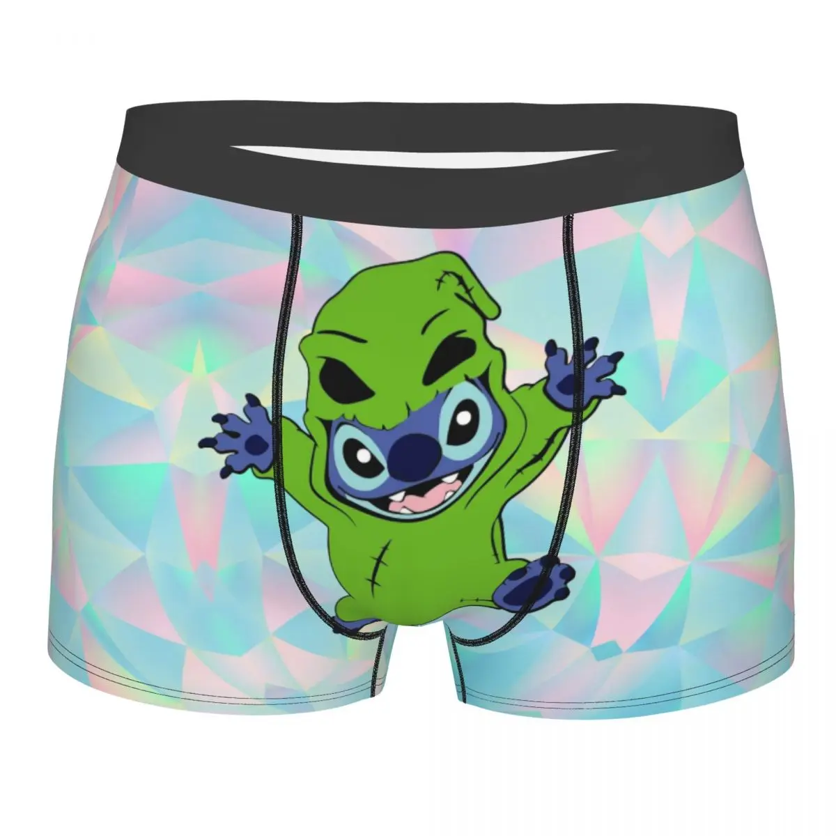 

Custom Cool Stitch Wallpaper Cartoon Boxers Shorts Panties Male Underpants Stretch Briefs Underwear