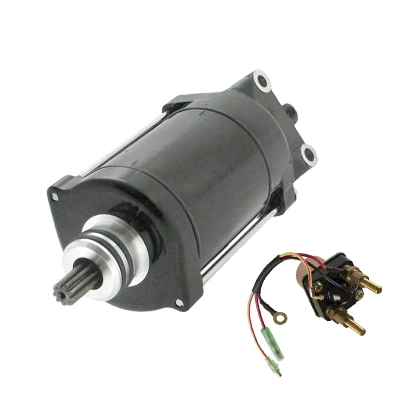 

【Price Drop !!】Motorcycle Starter Motor&Relay For Kawasaki Jet Ski Jl650 Js650 Js750 Js800 650Sx 750Sx 21163-3702 21163-3709 278