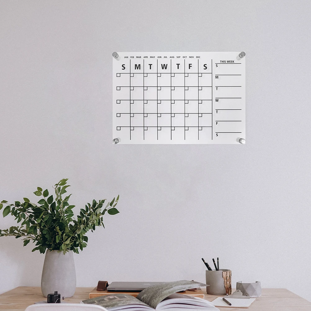 

Message Writing Board Office Notice Memo Erasable Note Decorative Clear Decoration