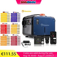 8KW 12V&24V &220V Diesel Air Heater With Bluethooth & LCD Switch&Remote Ultra quiet Night heater For Car Trailer Truck Garage