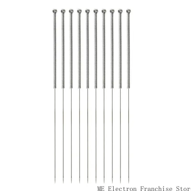 

T5EA 10pcs нержавеющие ижилы прочный и прочный комплект для очистки сопла для -печати