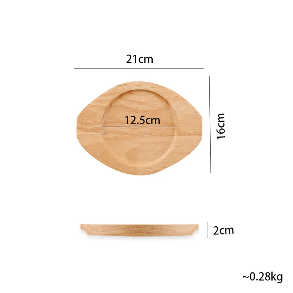 

Wooden Base Tray Casserole Pot Holder Heat Insulation Pad Multi-Function Kitchen Supply Anti-Scalding Desktop Protector Easy