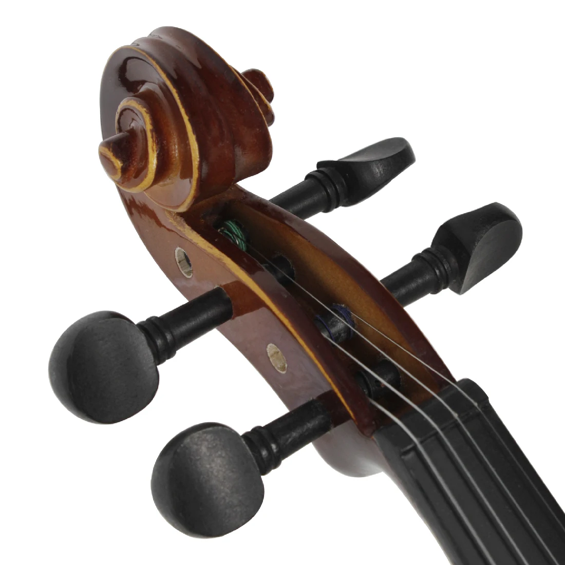 4/4 3/4 1/2 1/4 1/8 Violin Spruce Panel Maple Beginner Violin with Case Bow Strings Shoulder Rest Accessories String Instrument