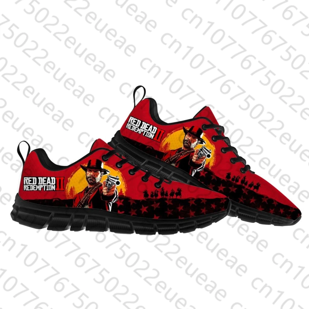 Red Dead Redemption 2 Sports Shoes Mens Womens Teenager Kids Children Sneakers Parent Child Sneaker Customize DIY Couple Shoe