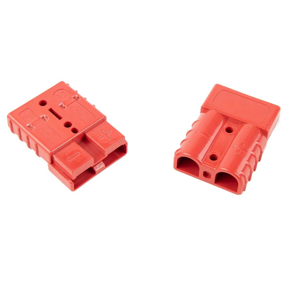 1 Pair For 50/120A 600V For ANDERSON PLUG Cable Battery Power Connector Shell Only Without Terminals Mating Plug Connector