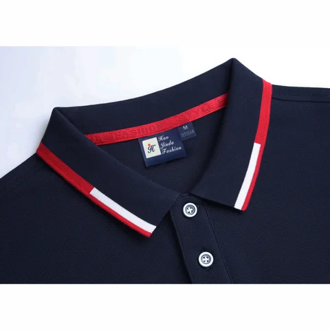 ELIKE ใหม่แฟชั่นเสื้อโปโลโลโก้ที่กําหนดเองพิมพ์เย็บปักถักร้อยส่วนบุคคลยี่ห้อข้อความภาพผู้ชายและผู้หญิงที่กําหนดเองกลุ่มเสื้อ S-4XL