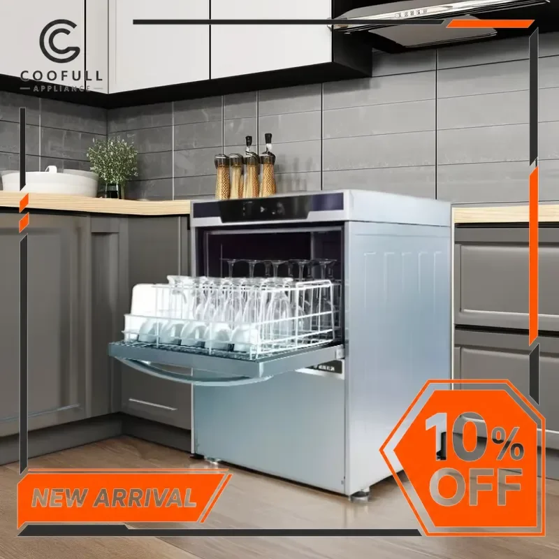 Mini Dishwasher Undercounter Stainless Steel Automatic Cup Washing Machine Commercial Household Kitchen Bar Restaurant