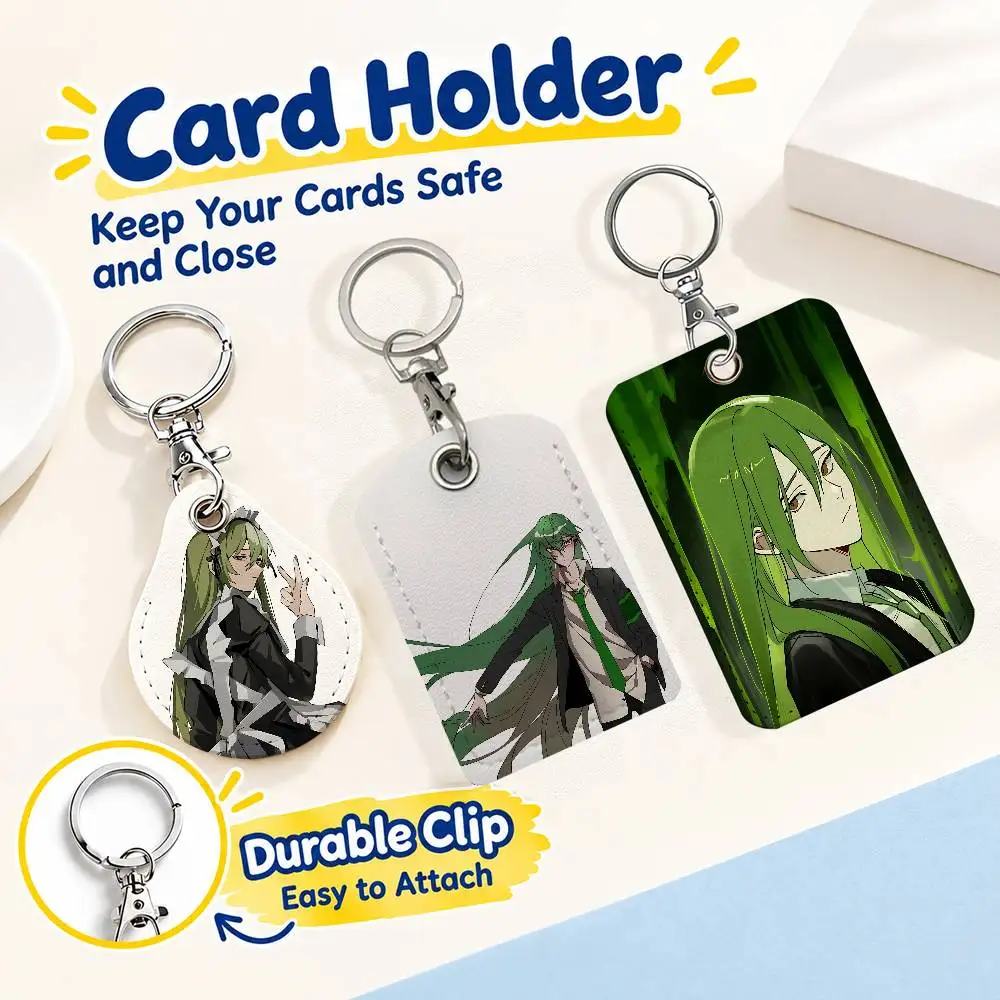 FOR Lobotomy Corporation Netzach Card Holder Keychain Key Ring Door Lock Access Protective Case For Security Gift