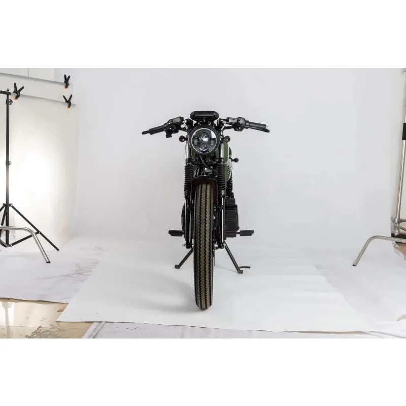 XDSS High Speed 72v 2000w Rear Hub Motor Electric Motorcycle 20ah Lead-acid Battery Electric Moped Steel Frame