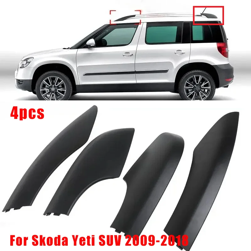 

5LD860150-GT5 For Skoda Yeti SUV 2009-2018 Roof Rack Cover Roof Luggage Bar Rail End Cover Shell 5LD860145 5LD860146 5LD860149