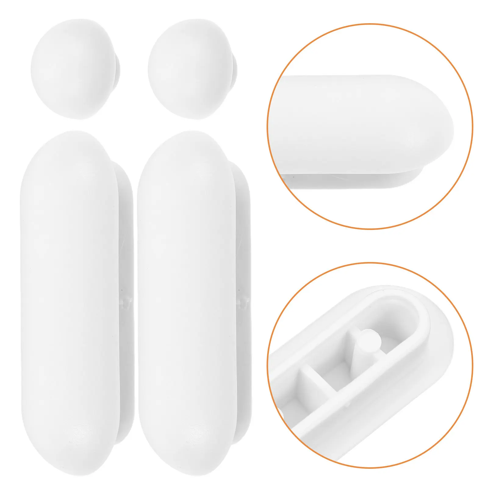 

10Set Universal Toilet Seat Bumpers Corner Pads Spacer for Bidet Attachment Easy Install Non Slip Waterproof Cushioned Riser