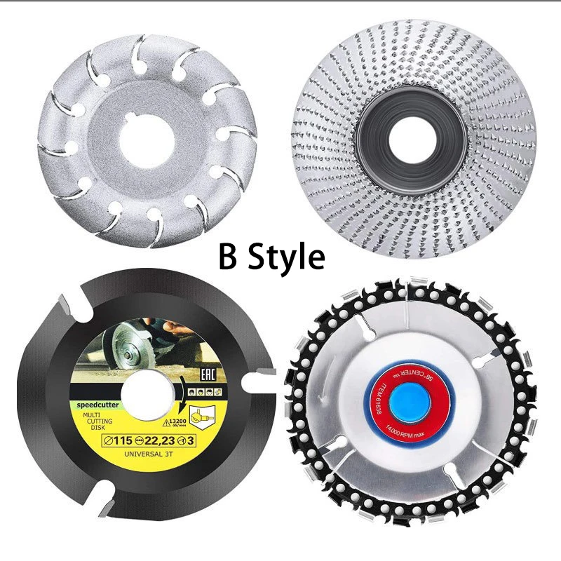 JODisc-Meuleuse d'angle de 4 pouces, 22 dents, 7/14 dents, Travail de calcul, Scie JOSaw Carimplantée, Disque de meulage d'angle, Outil de lame de scie à rainurer