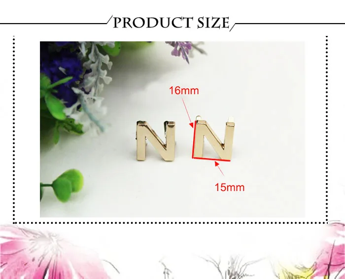 5 Stücke DIY Englisch 26 Buchstaben Metallnieten Klaue Nieten Für Taschen Kleidung Hüte Leder Dekor Alphabete Klaue Niet Handgemachte Handwerk – Detail 16