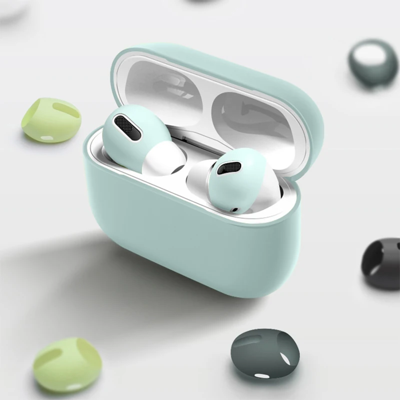 For Airpods Pro Silicone Skin Cover EarTips Earpads For Air Pods Ear Tips Buds Earphone Wireless Bluetooth Accessory Case