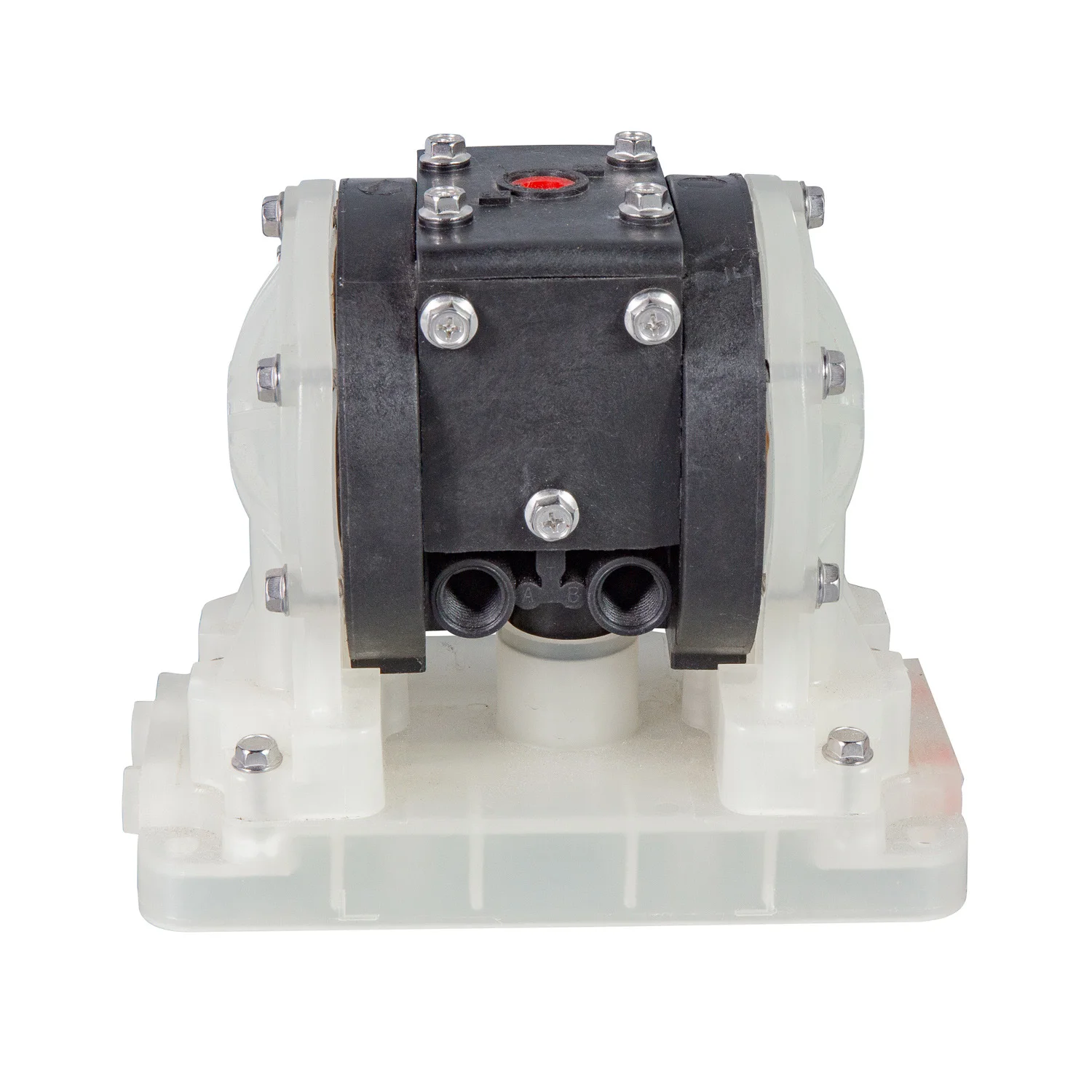 1/4 Inch PP Plastic Diaphragm Pump, Pneumatic Double Diaphragm for Chemical Wastewater and Industrial Fluid Transfer